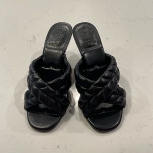 Black mules by Vince Camuto